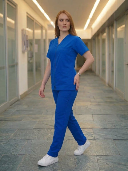 Uniforme Antifluido con Cierre Mujer